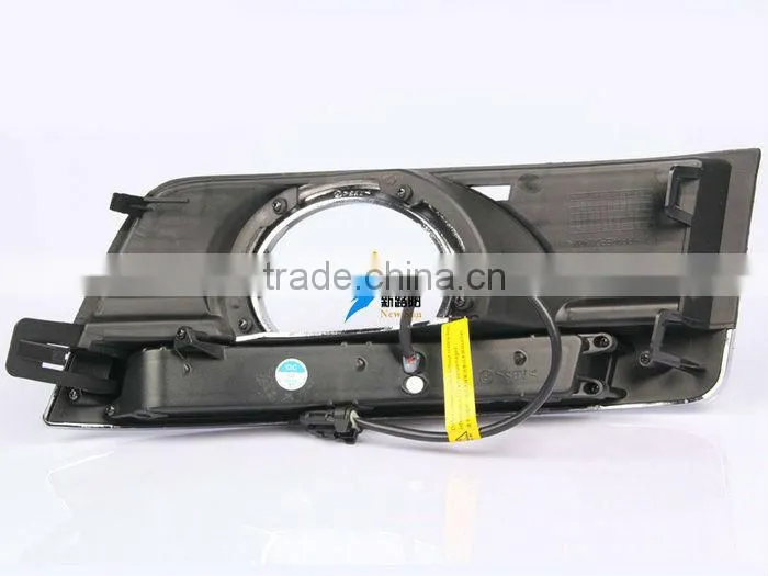 for Cadillac SRX 2010~2012 LED daytime running light,2pcs+wire of harness,black cover 8W 12V,6000~7000k,Super quality led drl