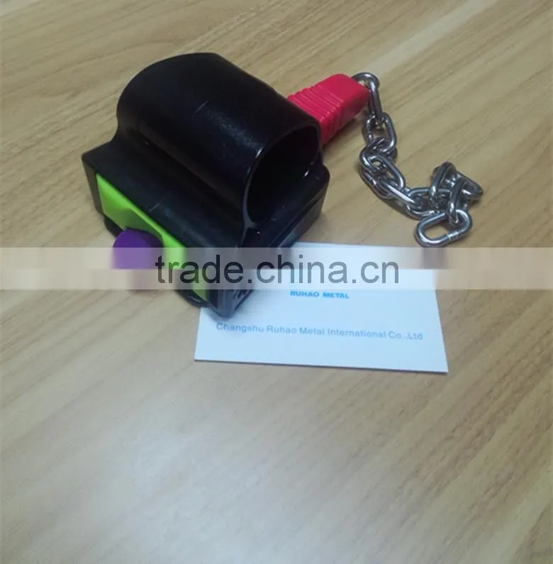 2016 New Design Plastic Trolley Coin Lock Square Coin Lock