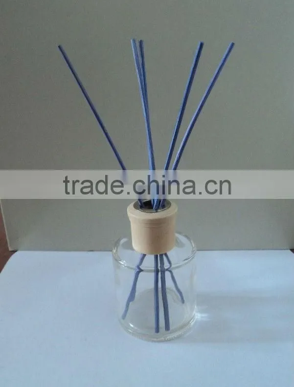 aroma bottle,glass aroma reed diffuser with cork, aromatherapy diffuser