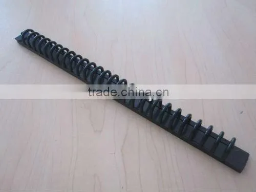 Plastic book binder rings