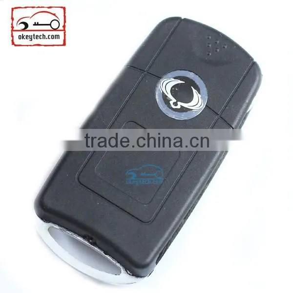 High Quatity Ssangyong Car Key Ssangyong 3 button flip romote key shell Ssangyong fob