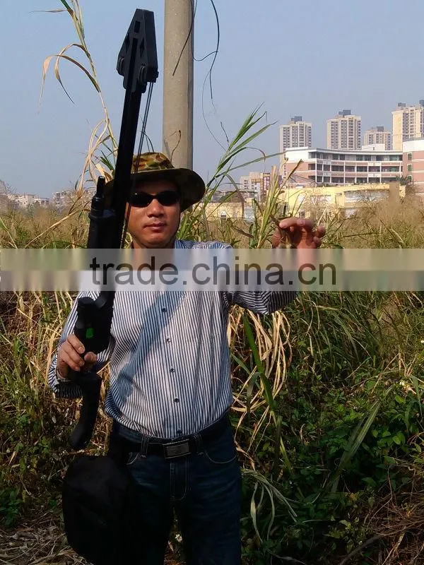 Outdoor fly fishing equipment with slingslot and flashlight