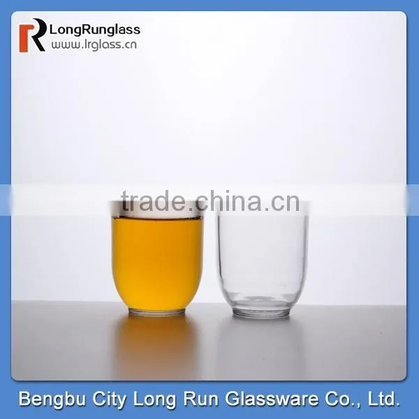 LongRun 168ml lovely shape clear drinking water tea glass beer glass cup