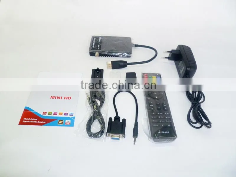 large stock product mini Z5 satellite TV receiver hd set top box for south America with free IKS account