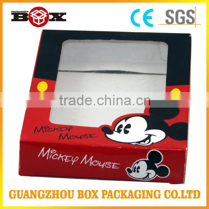 Cute Mickey window lid paper box