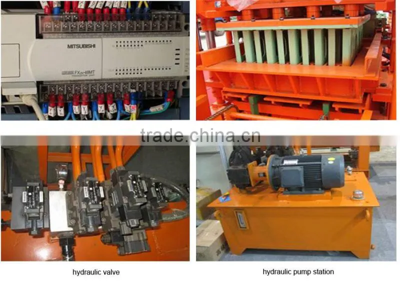 QTJ5-20 PLC automatic concrete block moulding machine