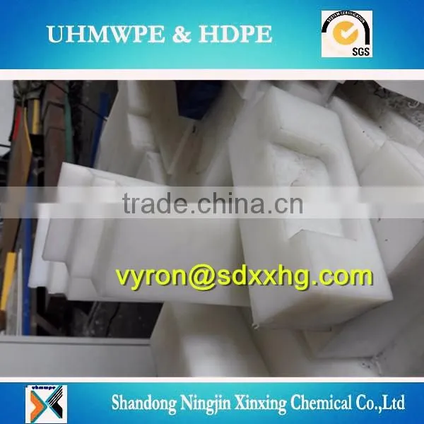 Machining CNC customersize made UHMWPE plastic parts