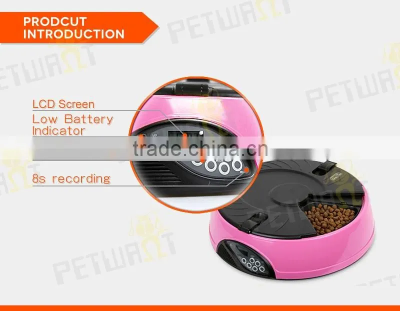 6 Meals LCD Automatic Pet Feeder