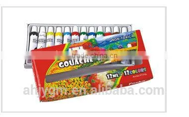 New Design 6 Colors Tempera Paints/water painting color
