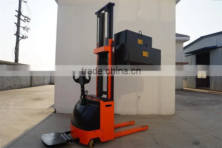 1.5T 5.2M 24V210AH battery pallet stacker