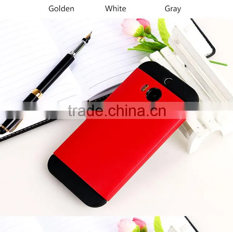 LZB Hot selling smartphone cover for HTC M8 armor case