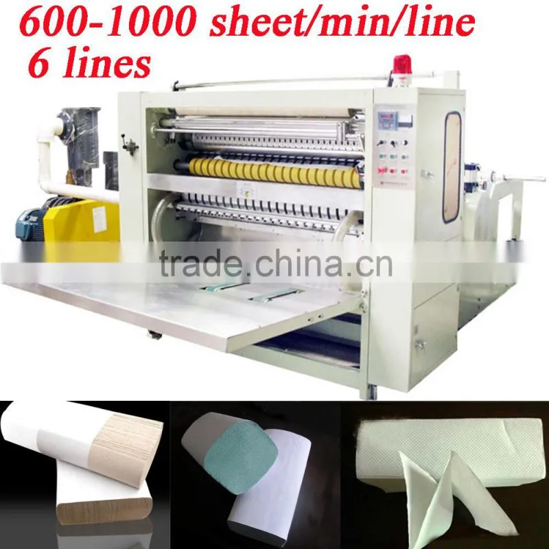 German Italy Design 4800 Piece per Minute Laminated Automatic High Speed Hand Towel Machine