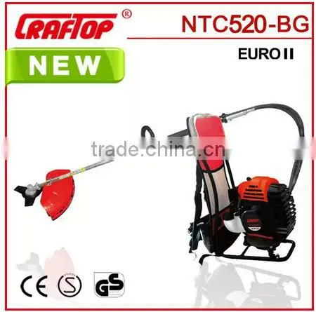 Professional 51.7 cc backpack brush cutter NTC520 CE GS certified