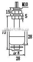 chemical resistance sus 304 vertical mounted float level switch