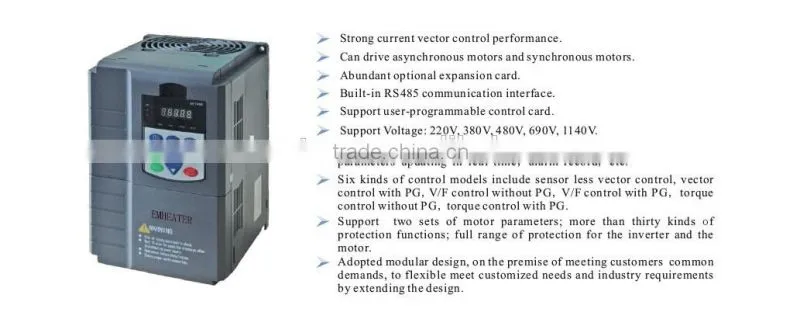 Power Saver Variable Frequency Water Pump Inverter AC Drive