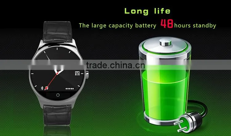 Waterproof IP65 IPS touch screen bluetooth version 4.0 heart rate test watch