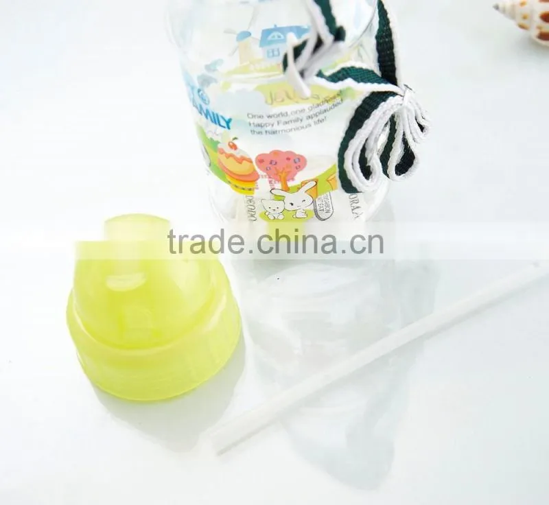500ml BPA FREE wholesale plastic straw bottles for baby