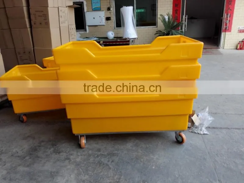 hospital laundry cart/hotel cleaning lanudry trolley