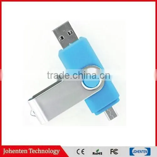 wholesale swivel otg high speed USB 3.0 flash drive, android smartphone usb flash drive