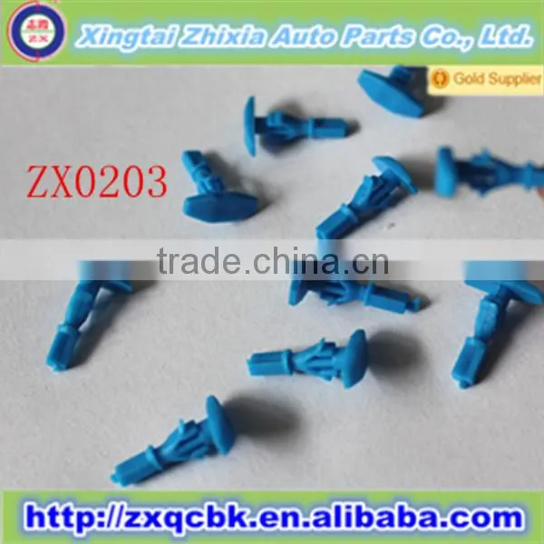 ZX high quality oem auto plastic clips fasteners for car supplier