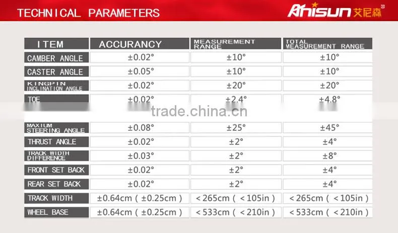 3d car wheel alignment machine