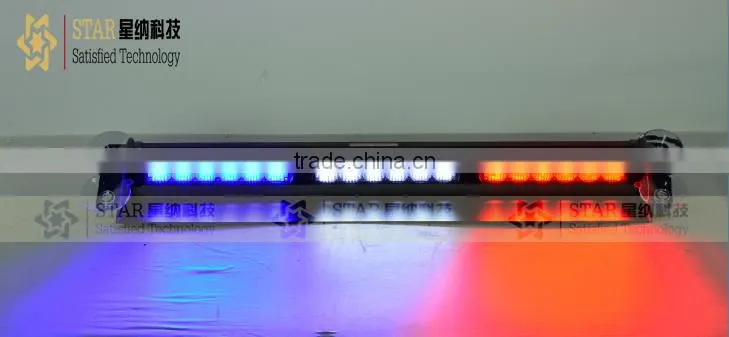 3W*18 LED (54W) police light super bright led visor light hot selling visor light car strobe light (XN-186D-3)