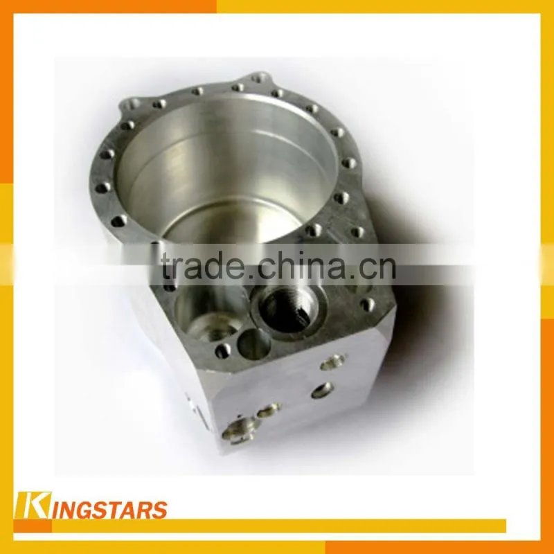 High Precision Turned Parts, Chrome Plating / Powder Coating Aluminum CNC Machining