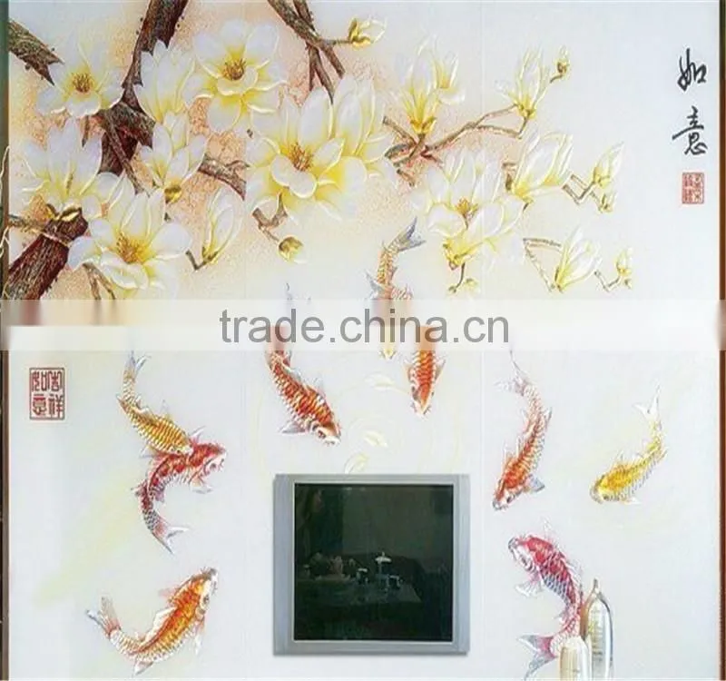 decorative wall hanging art glass
