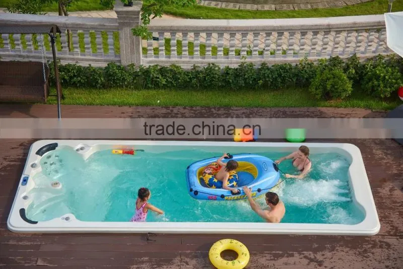 large outdoor spa pool acrylic massage whirlpool swim spa whirlpool pool spa hot tub