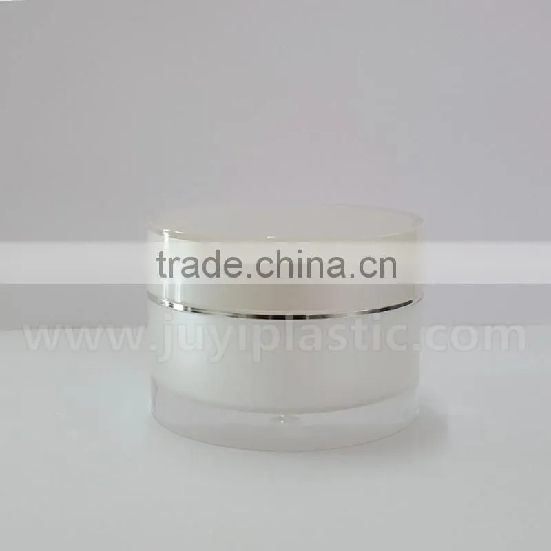 Acrylic Plastic Type and Skin Care Cream Use cosmetic bottle packaging with acrylic cap