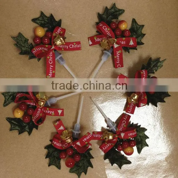 2014 Handmade Ornaments Christmas bowknot