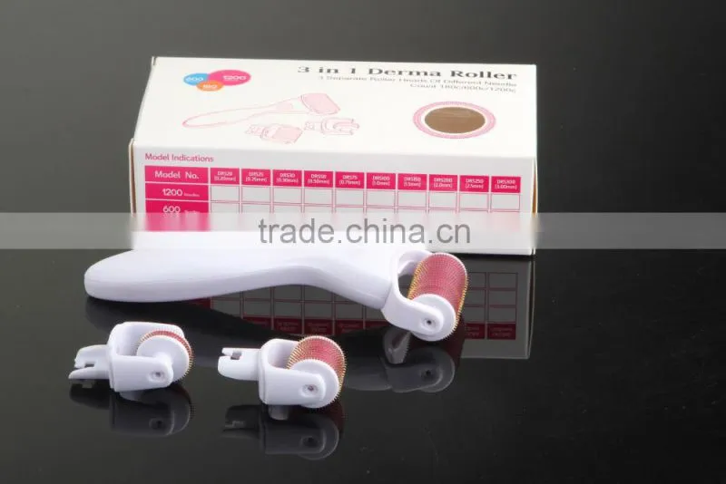 guangzhou factory 1200 needles / 180 needles / 600 needles 3IN1 Derma Roller