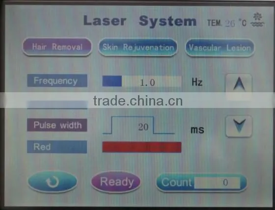 long pulse nd yag laser with skin contact cooling system P-C01