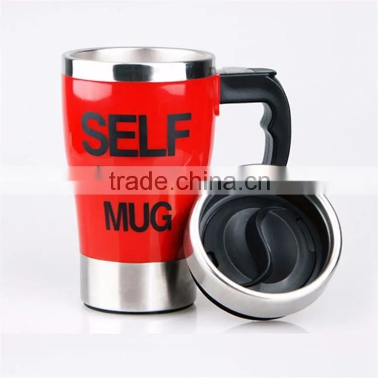 Coffee Stainless Steel Mug Cup Self Stirring Travel Coffee Mug