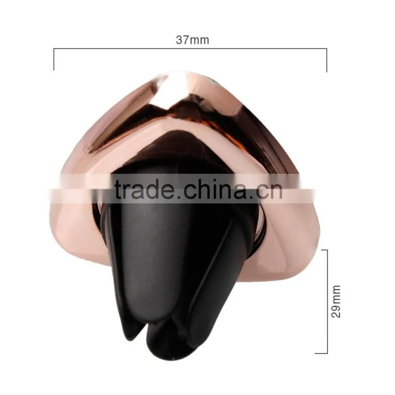 Wholesale high quality aluminum alloy detachable compatible mini 360 free rotation air vent car mount for phone