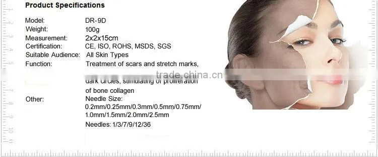 Microneedle Therapy System Microneedle Mesotherapy Therapy System Medical Grade Derma Roller Pen For Skin
