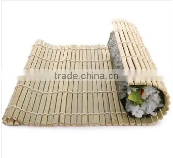 Japanese bamboo white and green sushi mat