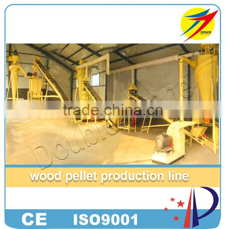 Simplified hay forage feed pellet processing machine line for cattle farm