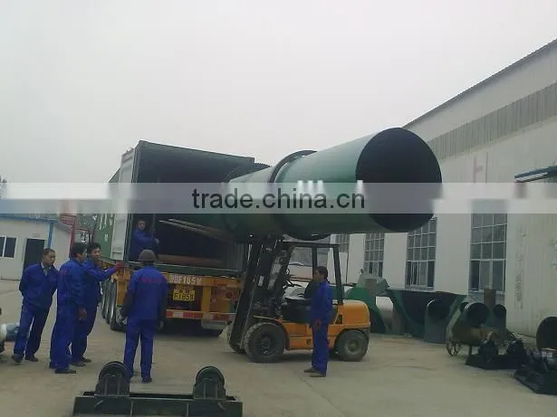 Rotary drum dryer/agricultural fertilizer machine