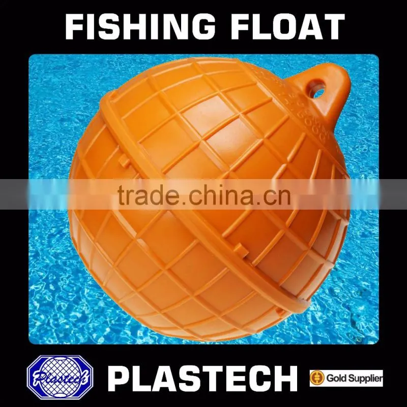 4 inch 500 meter Woking Depth ABS Single Knob Trawl Net Fishing Float Buoy