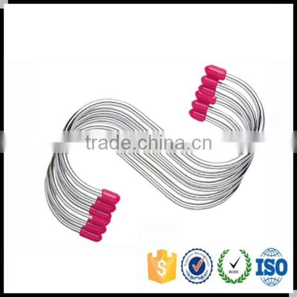 Custom decorative stainless steel hooks/various metal screw hook/type S hook