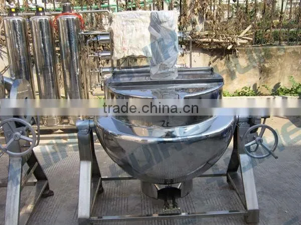 Stainless Steel Gas Heating Jacketed Mixing Kettle