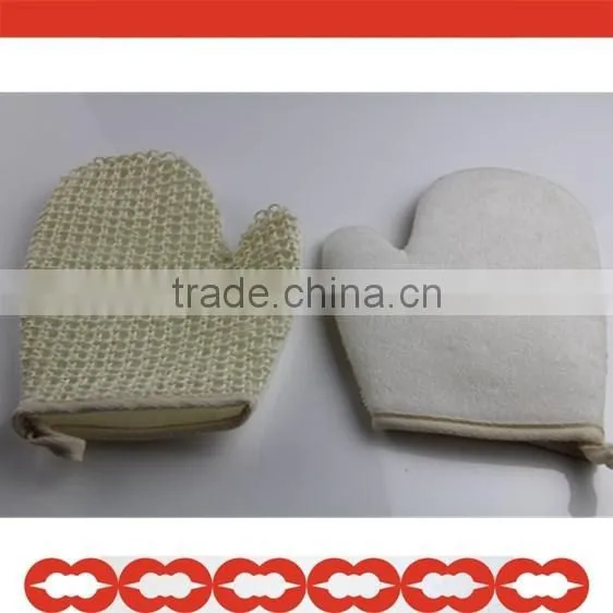 loofah padded bath mat