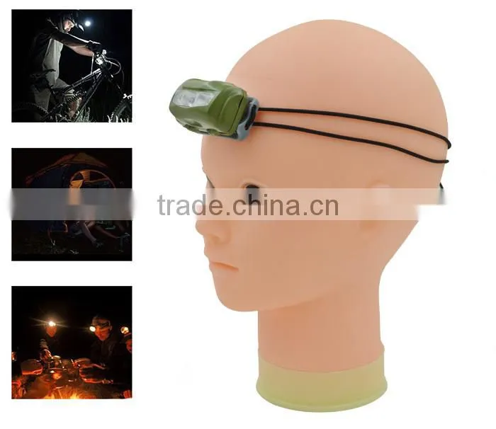 LED camping head light LED head lamp with string