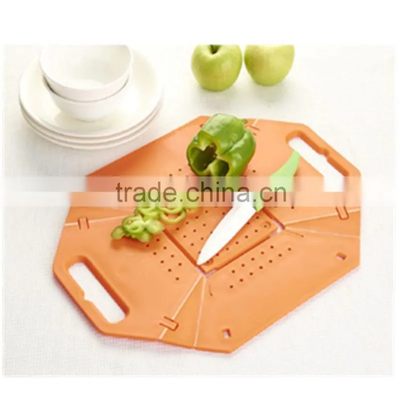 2 In 1 Kitchen Plastic Cutting Board And Fruit Vegetable Basket