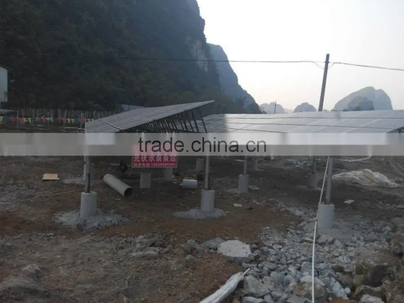 Rated flow discharge 30m3/h system voltage 300-750V DC MPPT controller solar water pump irrigation system