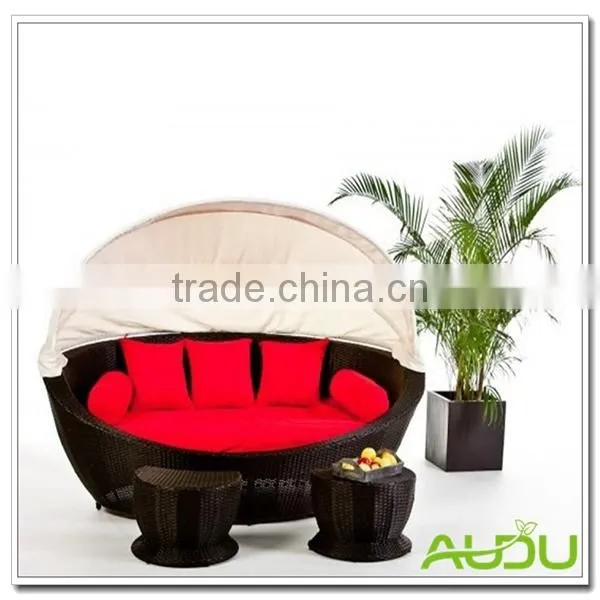 Audu Patio Daybed/Patio Outdoor Wicker Daybed