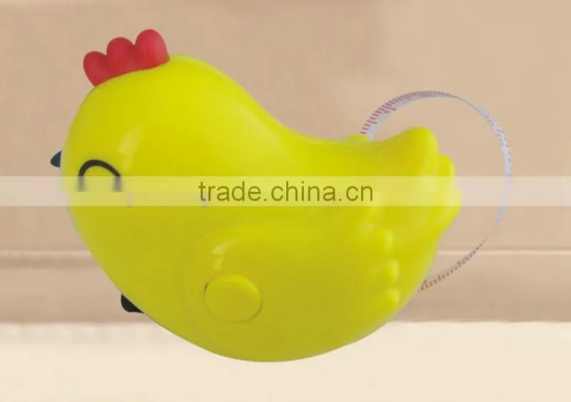 3D Chick Animal Tape Measure with PVC tape measure