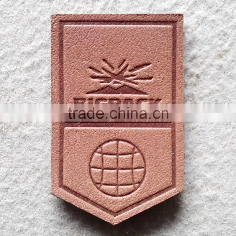 Custom pu leather label