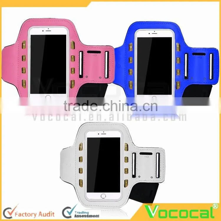 Sport Running Cycling Jogging Armband Arm Band Case Cover Skin with Key Holder and LED Light for iPhone 6 / 6S